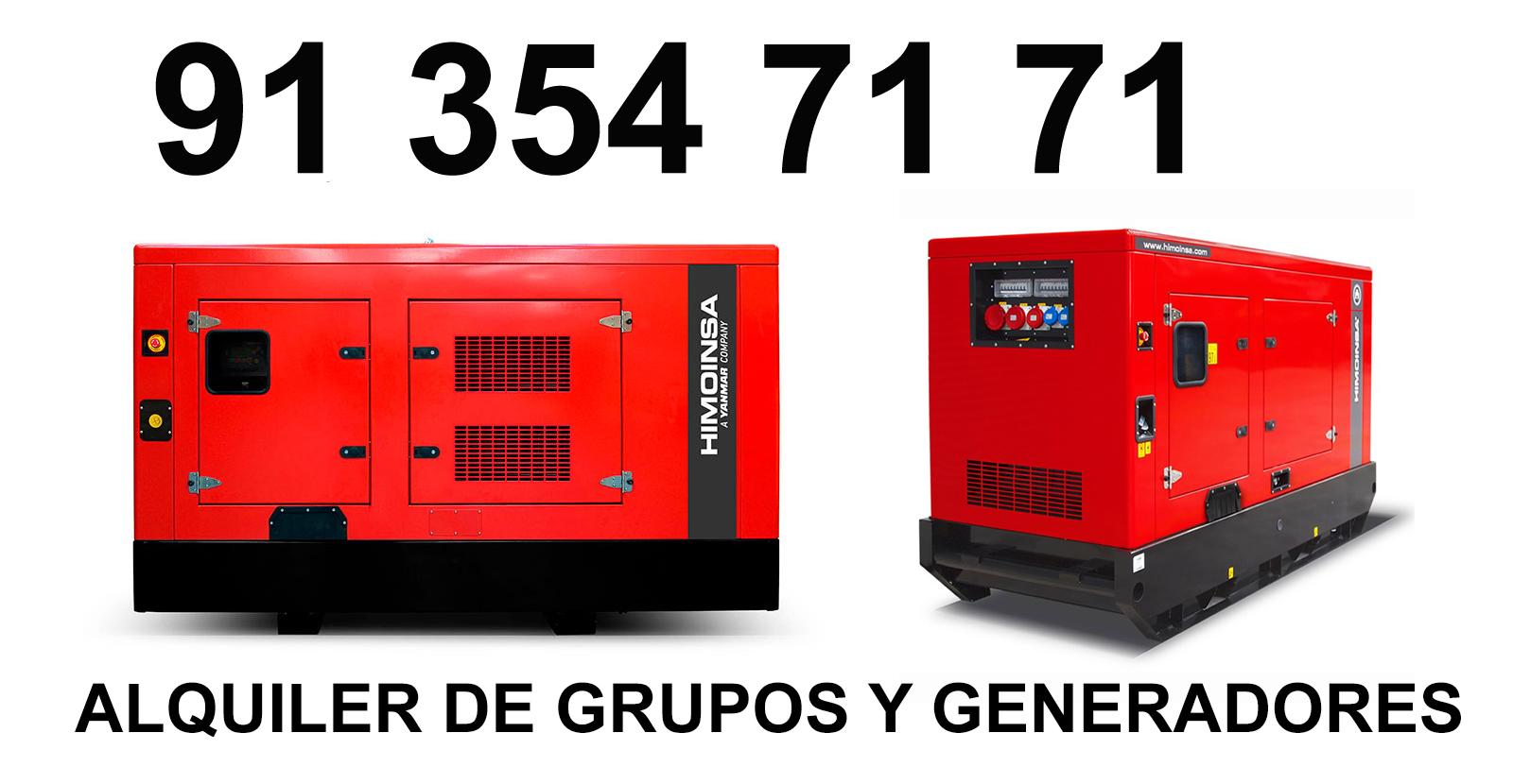 Usera Grupo Electrógeno en Alquiler